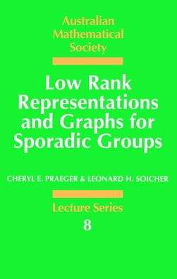 Low Rank Representations and Graphs for Sporadic Groups