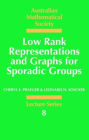 Low Rank Representations and Graphs for Sporadic Groups