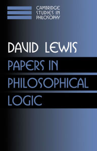 Title: Papers in Philosophical Logic: Volume 1, Author: David Lewis