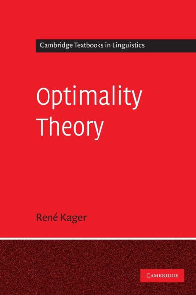 Optimality Theory / Edition 1