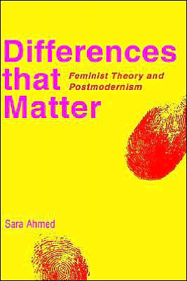 Differences that Matter: Feminist Theory and Postmodernism