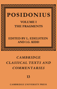 Title: Posidonius: Volume 1, The Fragments / Edition 2, Author: Posidonius