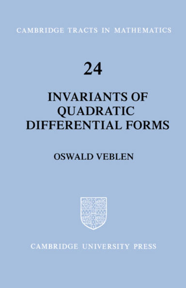 Invariants of Quadratic Differential Forms