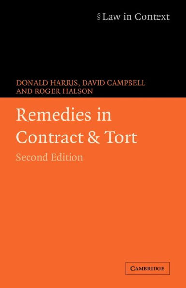 Remedies in Contract and Tort / Edition 2