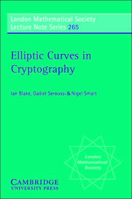 Title: Elliptic Curves in Cryptography / Edition 1, Author: I. Blake