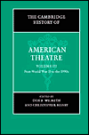 The Cambridge History of American Theatre