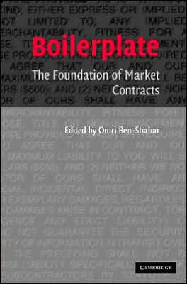 Boilerplate: The Foundation of Market Contracts