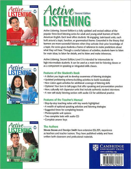 Active Listening 3 Teacher's Manual with Audio CD / Edition 2