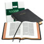 Alternative view 2 of NASB Aquila Wide Margin Reference Bible, Black Goatskin Leather Edge-lined, Red-letter Text, NS746:XRME