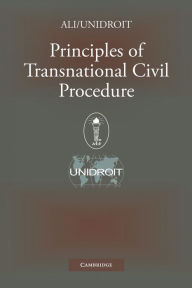 Title: Principles of Transnational Civil Procedure, Author: American Law Institute