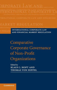 Title: Comparative Corporate Governance of Non-Profit Organizations, Author: Klaus J. Hopt