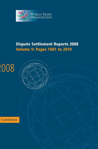 Dispute Settlement Reports 2008: Volume 5, Pages 1681-2010