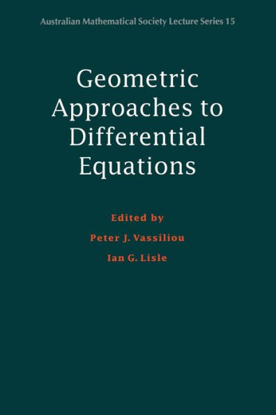 Geometric Approaches to Differential Equations