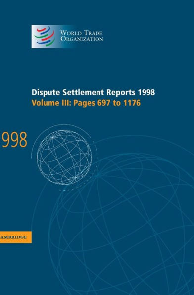 Dispute Settlement Reports 1998: Volume 3, Pages 697-1176