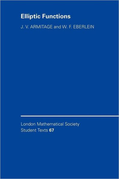 Elliptic Functions