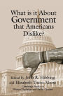 What Is it about Government that Americans Dislike? / Edition 1