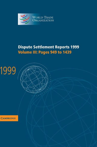 Dispute Settlement Reports 1999: Volume 3, Pages 949-1439