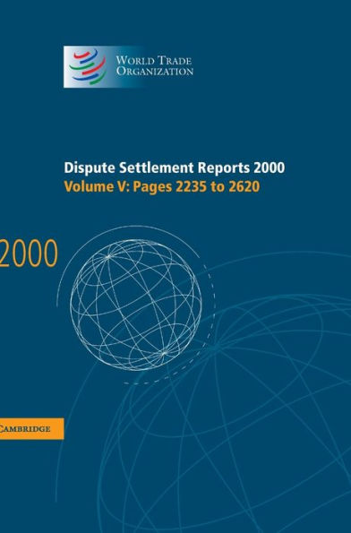 Dispute Settlement Reports 2000: Volume 5, Pages 2235-2620