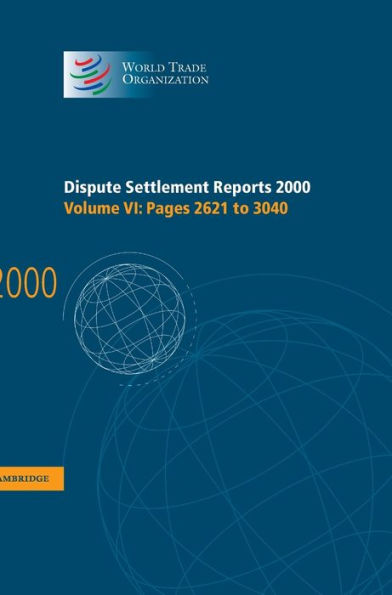 Dispute Settlement Reports 2000: Volume 6, Pages 2621-3040