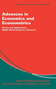Title: Advances in Economics and Econometrics: Theory and Applications, Eighth World Congress, Author: Mathias Dewatripont