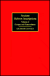 Ancient Hebrew Inscriptions: Volume 2: Corpus and Concordance