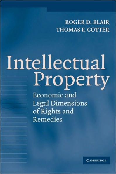 Intellectual Property: Economic and Legal Dimensions of Rights and Remedies