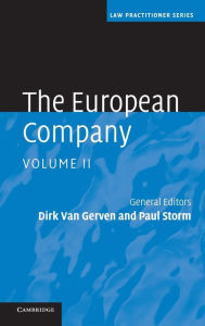 Title: The European Company / Edition 1, Author: Cambridge University Press