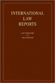 Title: International Law Reports, Author: Elihu Lauterpacht CBE QC