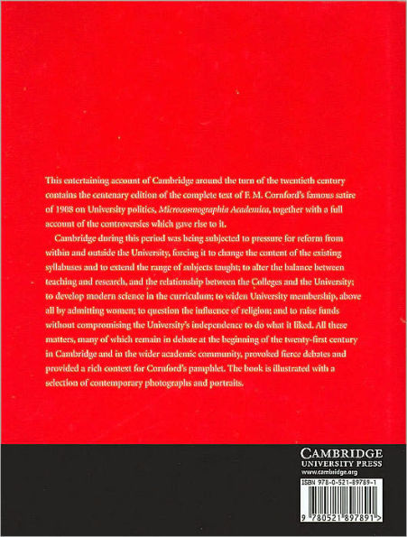 University Politics: F.M. Cornford's Cambridge and his Advice to the Young Academic Politician / Edition 2