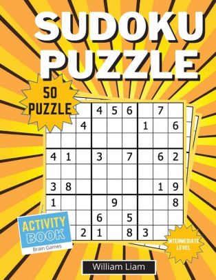 adults sudoku intermediate puzzle brain level games wishlist