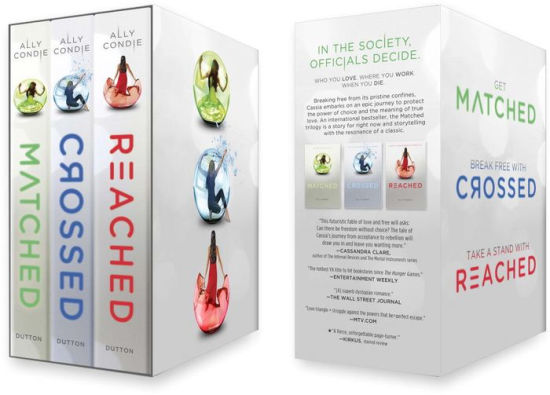 Matched Trilogy Box Set By Ally Condie Hardcover Barnes Noble