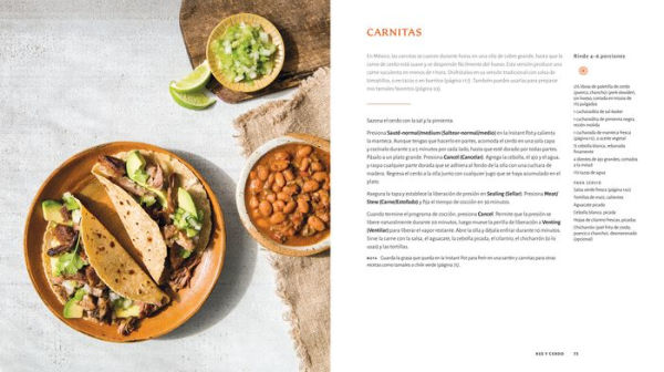 El libro esencial de recetas mexicanas para Instant Pot / The Essential Mexican Instant Pot Cookbook: Sabores auténticos y recetas contemporáneas para tu olla a presión