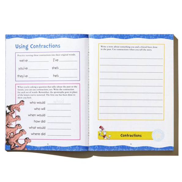 Dr. Seuss Workbook: Grade 3: 260+ Fun Activities with Stickers and More! (Language Arts, Vocabulary, Spelling, Reading Comprehension, Writing, Math, Multiplication, Science, SEL)