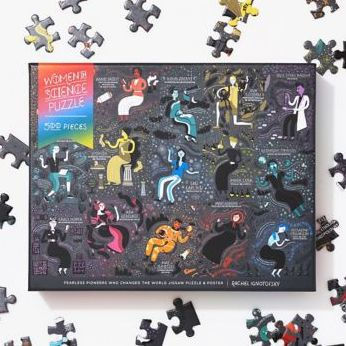 Women in Science Puzzle: Fearless Pioneers Who Changed the World 500-Piece Jigsaw Puzzle & Poster : Jigsaw Puzzles for Adults and Jigsaw Puzzles for Kids