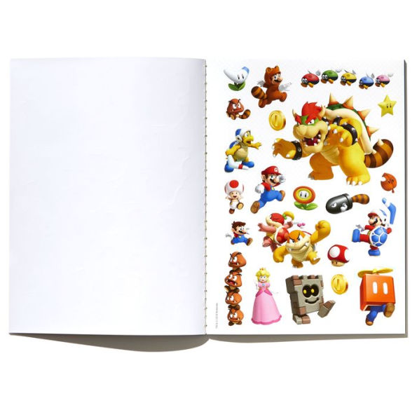 Super Mario: Power Up! (Nintendo®): Press-Out Characters and Reusable Stickers!