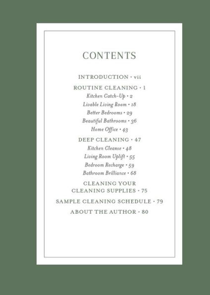The Little Book of Cleaning Tips: A Guide to Keeping Your Space, Healthy, Tidy, & Calm