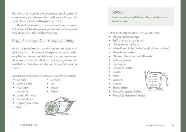 The Little Book of Cleaning Tips: A Guide to Keeping Your Space, Healthy, Tidy, & Calm