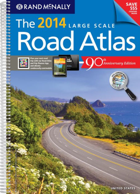 2014 Large Scale Road Atlas by Rand McNally, Paperback | Barnes & Noble®