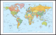 Title: Signature World Laminated Rolled Map, Author: Rand McNally