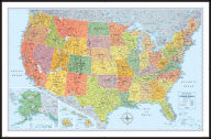 Title: Signature US Laminated Rolled Map, Author: Rand McNally