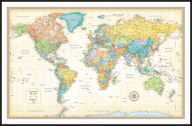 Title: Classic World Laminated Rolled Map, Author: Rand McNally