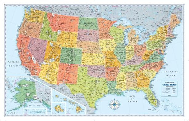 Signature United States Map by Rand McNally, Other Format | Barnes & Noble®