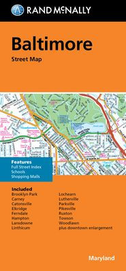 BALTIMORE MD STREET MAP by Rand McNally, Other Format | Barnes & Noble®