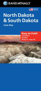Title: North Dakota & South Dakota State Map Easy to Fold, Author: 