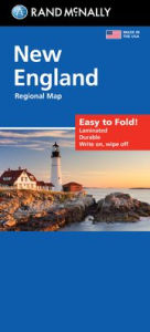 Title: New England Regional Map Easy to Fold, Author: 