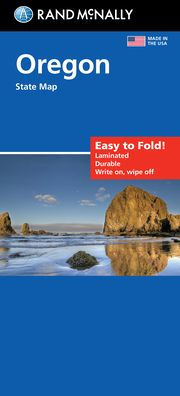 Oregon State Map Easy to Fold