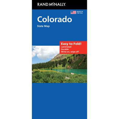 Colorado Easy to Fold State Map