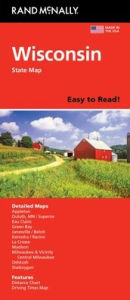 Title: Wisconsin Easy to Read State Map, Author: Rand McNally