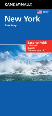 New York Easy to Fold State Map