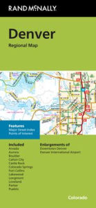 Title: Denver CO Regional Map, Author: Rand McNally